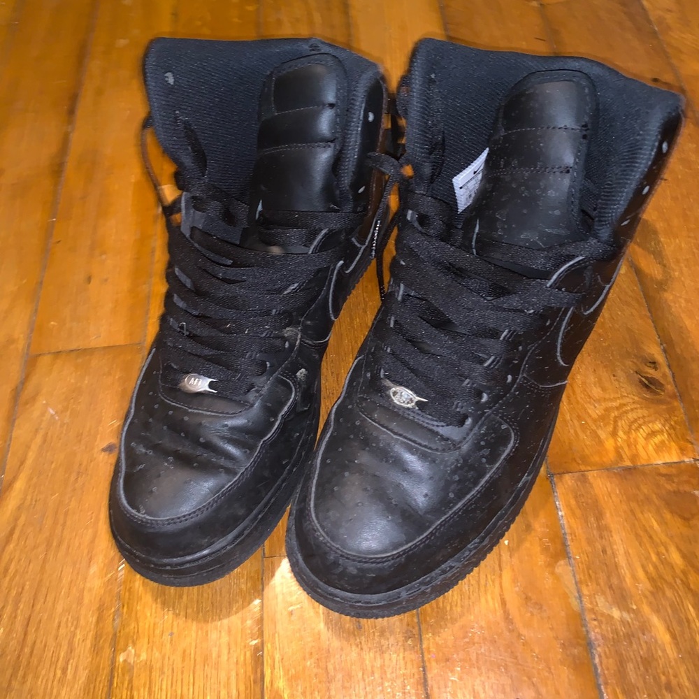 Black sneakers